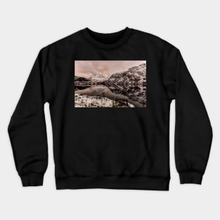 A Fjord Looks Into a Mirror Crewneck Sweatshirt